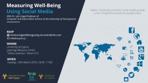 [12 Mar] Measuring Well-Being Using Social Media