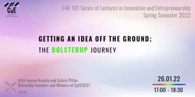 [26 Jan] Getting an idea off the ground;  the BolsterUp journey