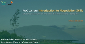 PwC Lecture: ‘Introduction to Negotiation Skills’