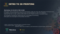 [14 Oct] Intro to 3D Print