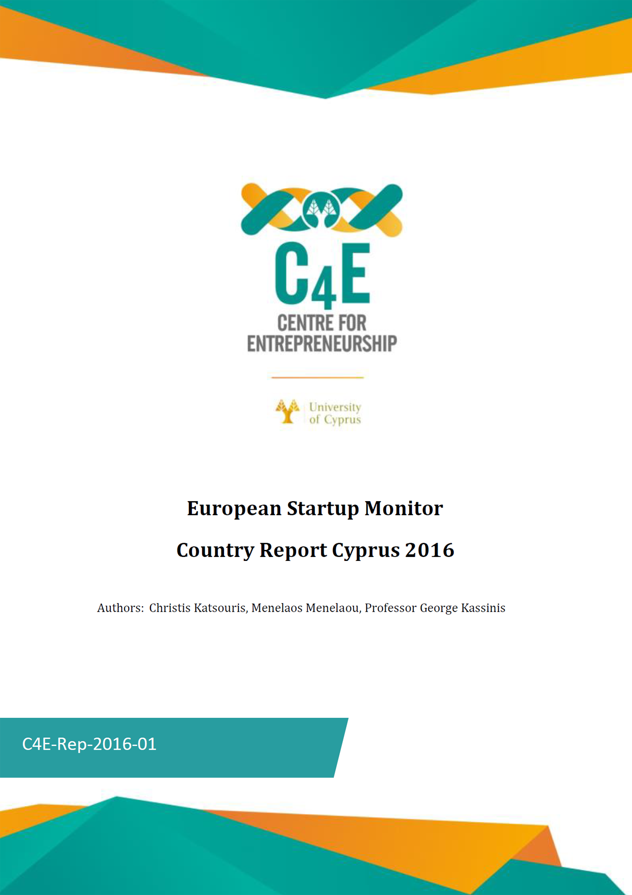 European Startup Monitor - Country Report Cyprus 2016